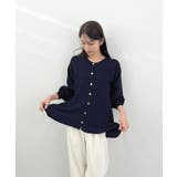 ペプラムニットカーディガン | futier land | 詳細画像4 