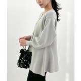 ペプラムニットカーディガン | futier land | 詳細画像6 