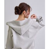 フード刺繍ニットパーカー | futier land | 詳細画像12 