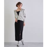 フード刺繍ニットパーカー | futier land | 詳細画像13 