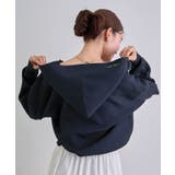 フード刺繍ニットパーカー | futier land | 詳細画像7 