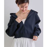 フード刺繍ニットパーカー | futier land | 詳細画像8 