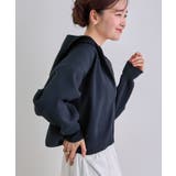 フード刺繍ニットパーカー | futier land | 詳細画像16 