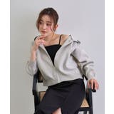 フード刺繍ニットパーカー | futier land | 詳細画像3 