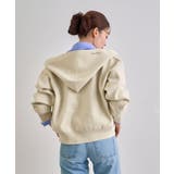 フード刺繍ニットパーカー | futier land | 詳細画像4 