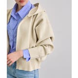 フード刺繍ニットパーカー | futier land | 詳細画像10 