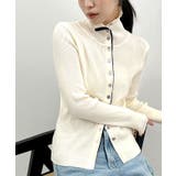 ボタンデザインタートルニット | futier land | 詳細画像10 