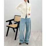 ボタンデザインタートルニット | futier land | 詳細画像11 