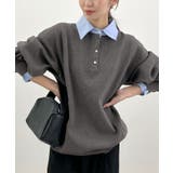 配色レイヤード風ニット | futier land | 詳細画像3 