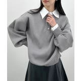 配色レイヤード風ニット | futier land | 詳細画像6 