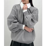 配色レイヤード風ニット | futier land | 詳細画像7 