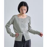 スクエアニットカーディガン | futier land | 詳細画像3 