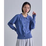 ブルー | ポケット付きポロニット | futier land