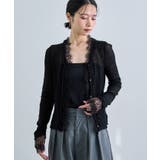 レースドッキングシアーカーディガン | futier land | 詳細画像6 