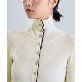 バイカラー2WAYニットトップス | futier land | 詳細画像10 