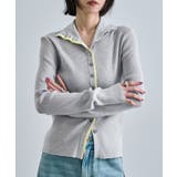 ライトグレー | バイカラー2WAYニットトップス | futier land