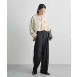 セータープレスタックハイウエストスラックス | futier land | 詳細画像3 