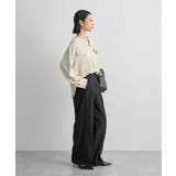 セータープレスタックハイウエストスラックス | futier land | 詳細画像4 