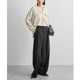 セータープレスタックハイウエストスラックス | futier land | 詳細画像7 