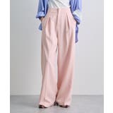 ライトピンク | セータープレスタックハイウエストスラックス | futier land