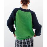 【ABYS】ラグランバイカラーニット | futier land | 詳細画像4 