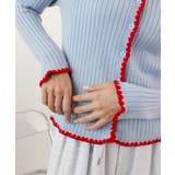 配色ステッチニットカーディガン | futier land | 詳細画像7