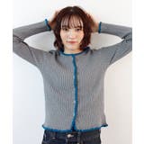 配色ステッチニットカーディガン | futier land | 詳細画像11