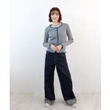 配色ステッチニットカーディガン | futier land | 詳細画像9