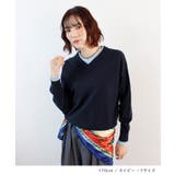 【ABYS】Vネックレイヤードニット | futier land | 詳細画像2