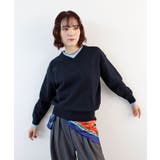 【ABYS】Vネックレイヤードニット | futier land | 詳細画像9