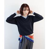 【ABYS】Vネックレイヤードニット | futier land | 詳細画像10