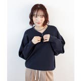 スウェットライク ヘンリーネックニット | futier land | 詳細画像8