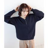 スウェットライク ヘンリーネックニット | futier land | 詳細画像9