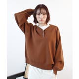 スウェットライク ヘンリーネックニット | futier land | 詳細画像5