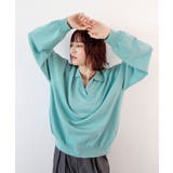 スキッパーポロニットプルオーバー | futier land | 詳細画像10 