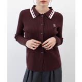 ボルドー | 【ABYS】ワンポイントロゴ刺繍リブニット | futier land