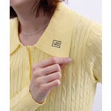 ロゴ刺繍ケーブルポロニット | futier land | 詳細画像19 