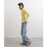 ロゴ刺繍ケーブルポロニット | futier land | 詳細画像21 