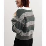 グラデーションボーダーニット | futier land | 詳細画像14 