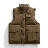 カーキ | Fishing tech fake down vest | AVENT
