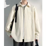 ホワイト | Puffy Jacquard Long Sleeve Shirt | AVENT