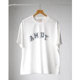 ホワイト | Three Dimensional Amut Logo T-shirt | AVENT