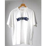 ホワイト | NOTHING LOGO T-SHIRT | AVENT