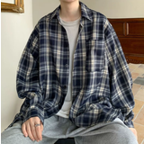 ネイビー | Multicolor Oversized Check | AVENT