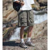 カーキグレー | Front Side Pocket Work Shorts | AVENT