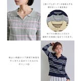 ボーダー襟付きニット | futier land | 詳細画像3
