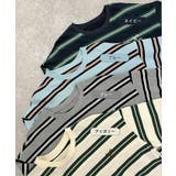 ロゴ刺繍ボーダーロンT | futier land | 詳細画像2 