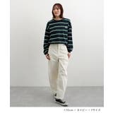 ロゴ刺繍ボーダーロンT | futier land | 詳細画像8 