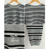 ロゴ刺繍ボーダーロンT | futier land | 詳細画像9 