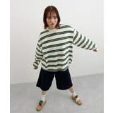 ロゴ刺繍ボーダーロンT | futier land | 詳細画像16 